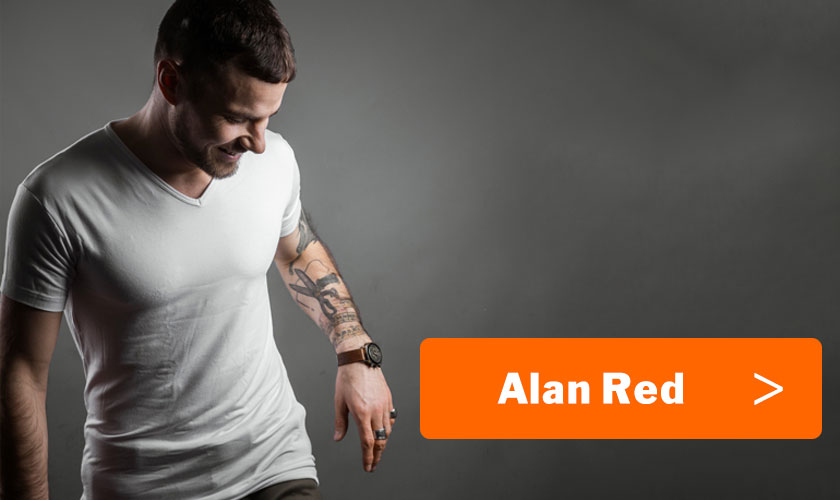 Alan Red t-shirts met korting